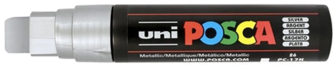 Posca PC-17K Paintmarker - Zilver