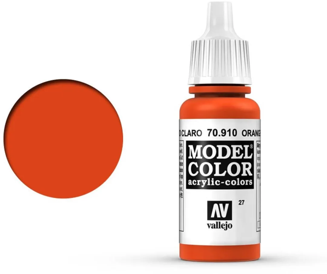 Vallejo Model Color Orange Red Acrylverf 17ml