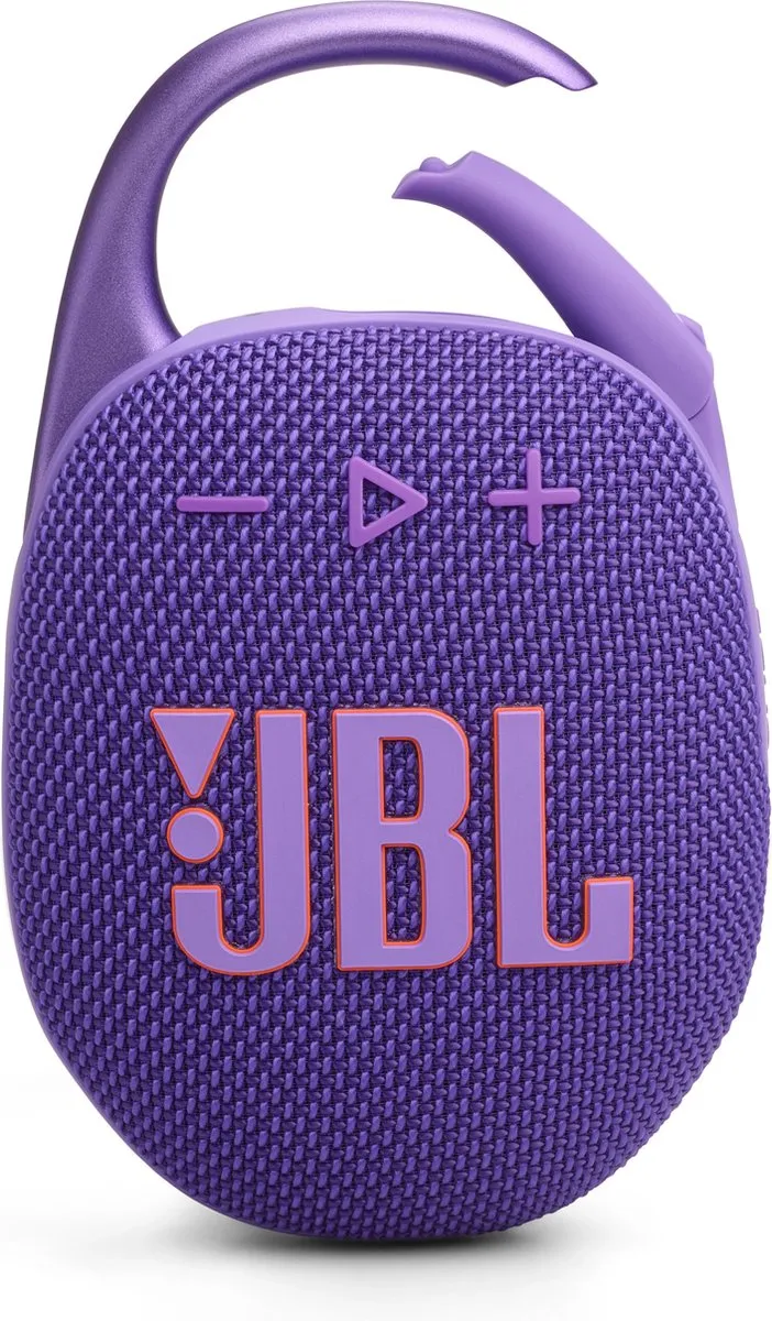 JBL Clip 5 JBLCLIP5PUR Draagbare Bluetooth Speaker - 7W - 12 uur - IP67 - Paars