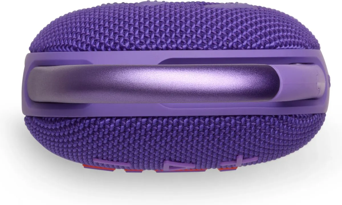 JBL Clip 5 JBLCLIP5PUR Draagbare Bluetooth Speaker - 7W - 12 uur - IP67 - Paars