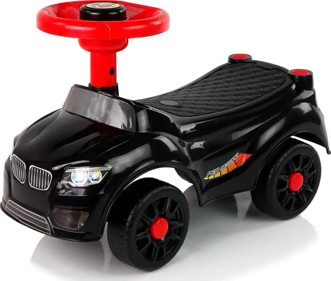 Lean Toys Starlight Shadow BMW Loopauto - 46x22x33cm - Zwart