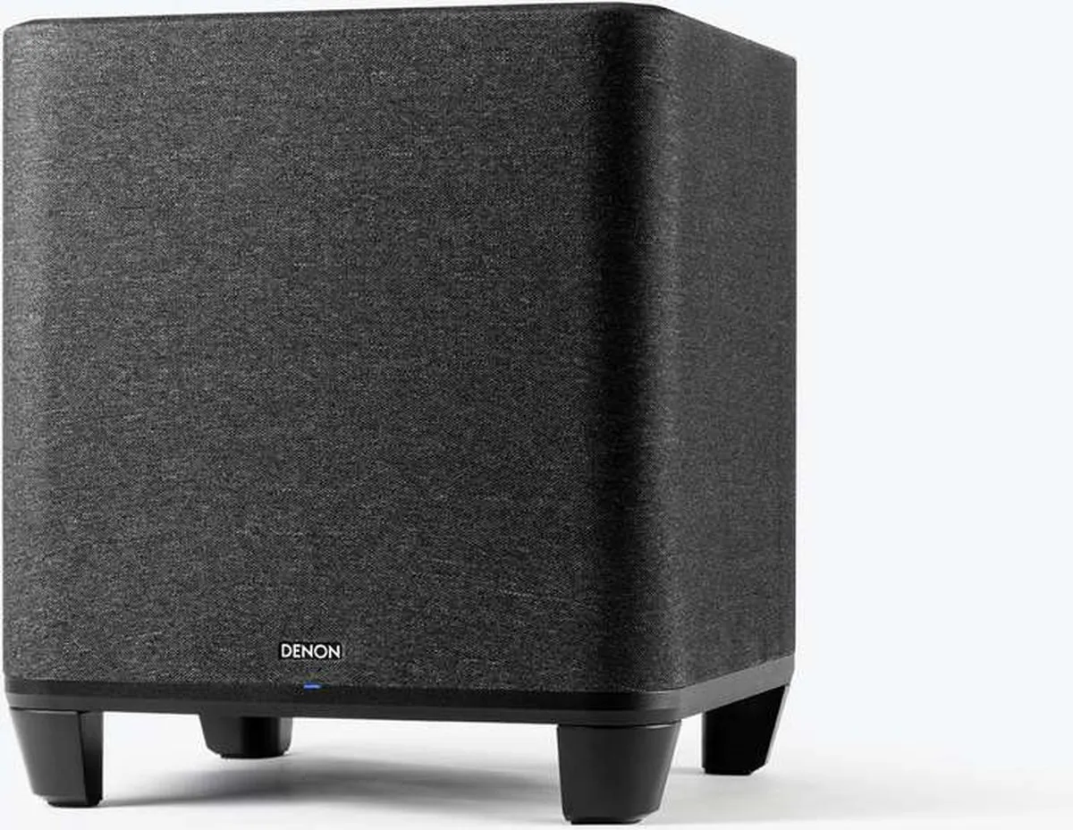 Denon Home Subwoofer HEOS Built-in - Krachtige bas - Via Wifi & Subwoofer met elke Denon Home speaker of soundbar te koppelen - Zwart