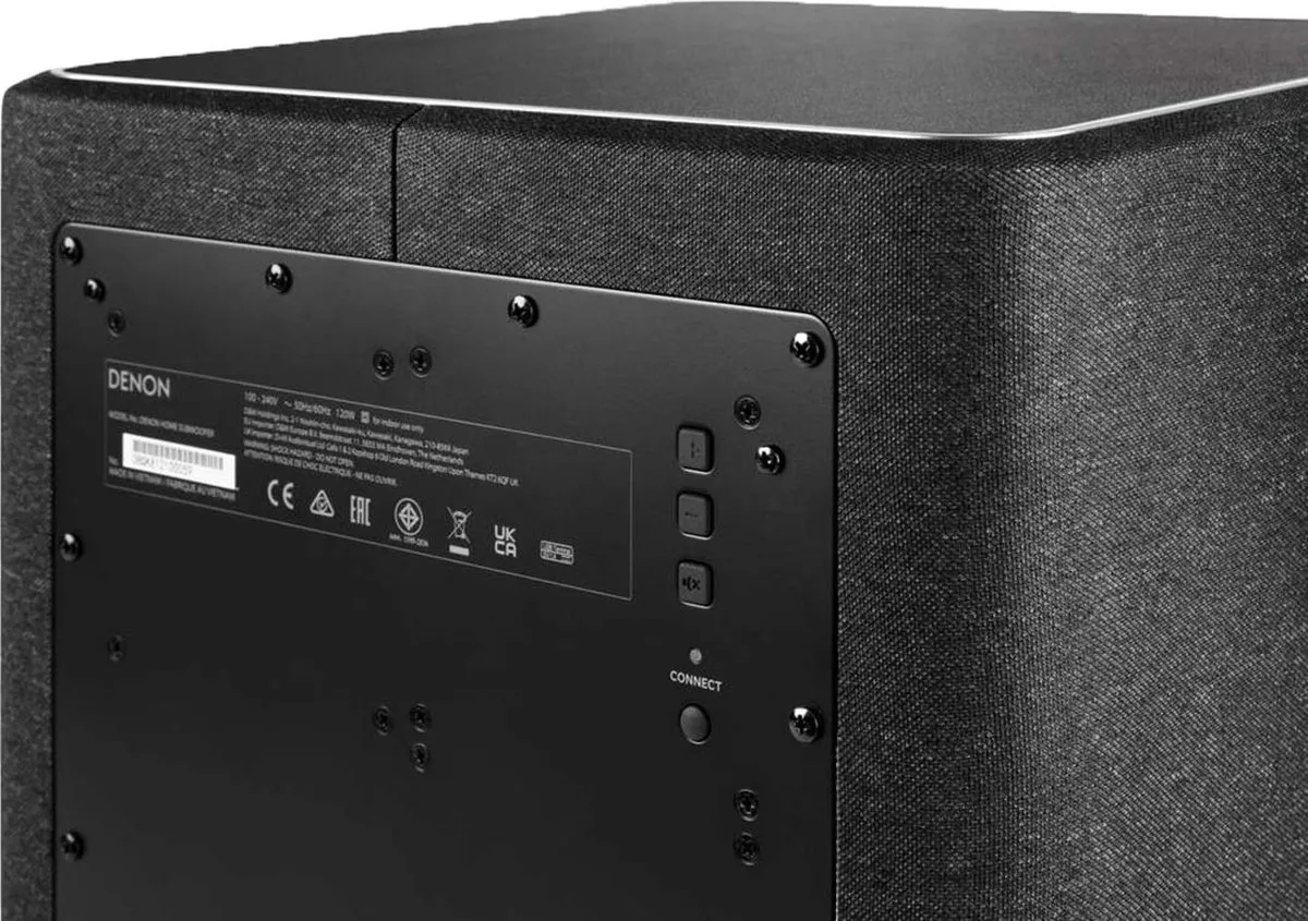 Denon Home Subwoofer HEOS DENONHOMESUBBKE - 8 Inch - Zwart - afbeelding 6 van 6