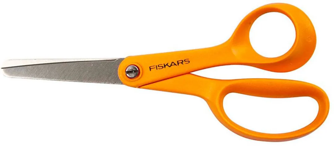 Fiskars Klassieke Kinderschaar 14cm - Rechtshandig - Oranje