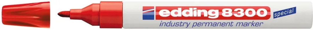 edding 8300 Viltstift Industrie Rond 1,5-3mm Rood