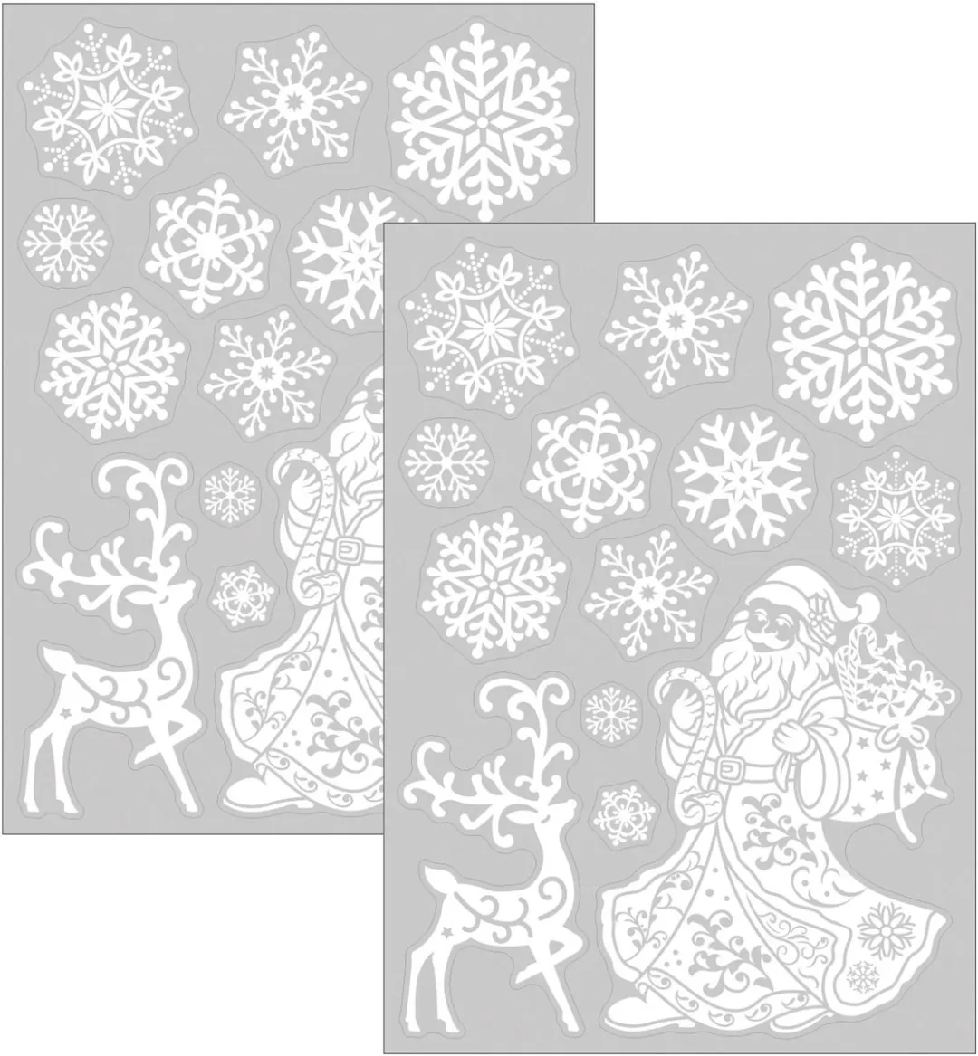 Anna's Collection Kerstman Raamstickers