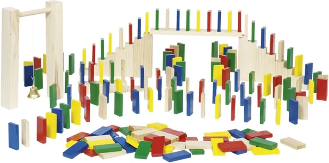 Goki Domino-Rallye Hout 250-delig - 6 Spelers