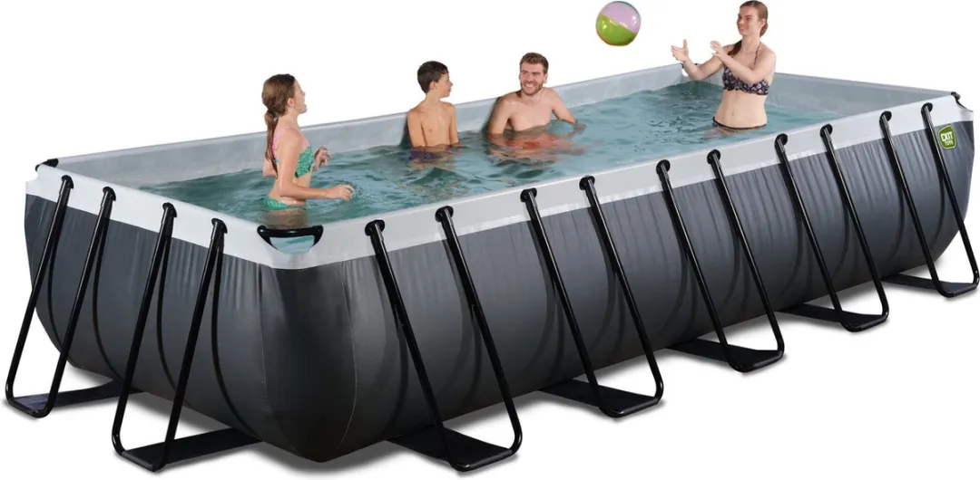 EXIT Toys Zwembad 540x250x100cm - Zwart - 12.600L