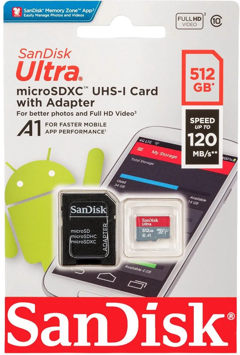 SanDisk Ultra MicroSD 512GB