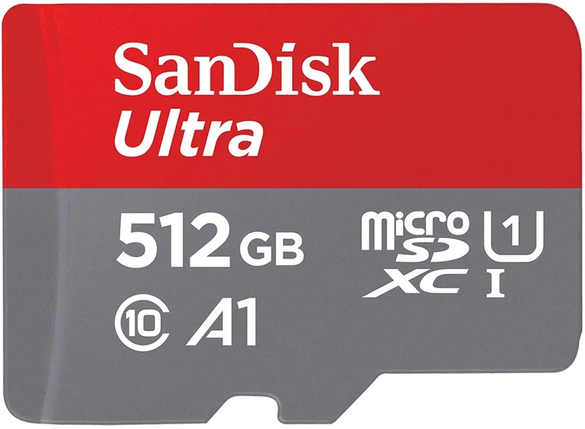 SanDisk Ultra MicroSD 512GB - met adapter
