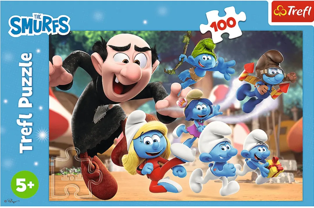 Trefl Smurfenpuzzel met Gargamel 100 Stuks