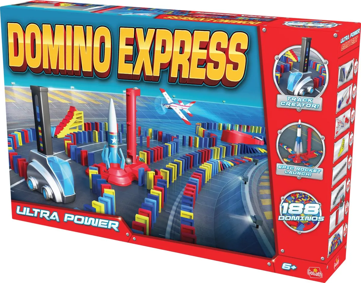 Goliath Domino Express Ultra Power '23 Bouwset - 188 Stukken - Multicolor