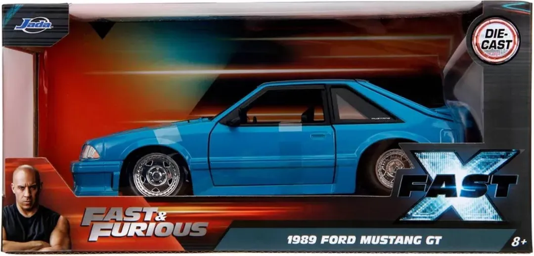 Jada Toys Fast & Furious Fast X 1989 Ford Mustang GT 1:24 - Multi