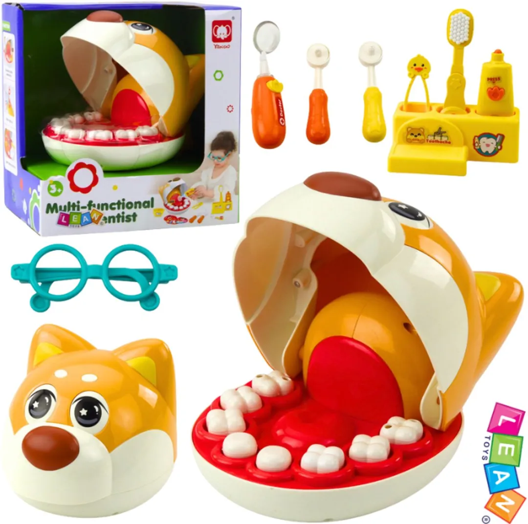 LEAN Toys Honden Tandarts Speelset