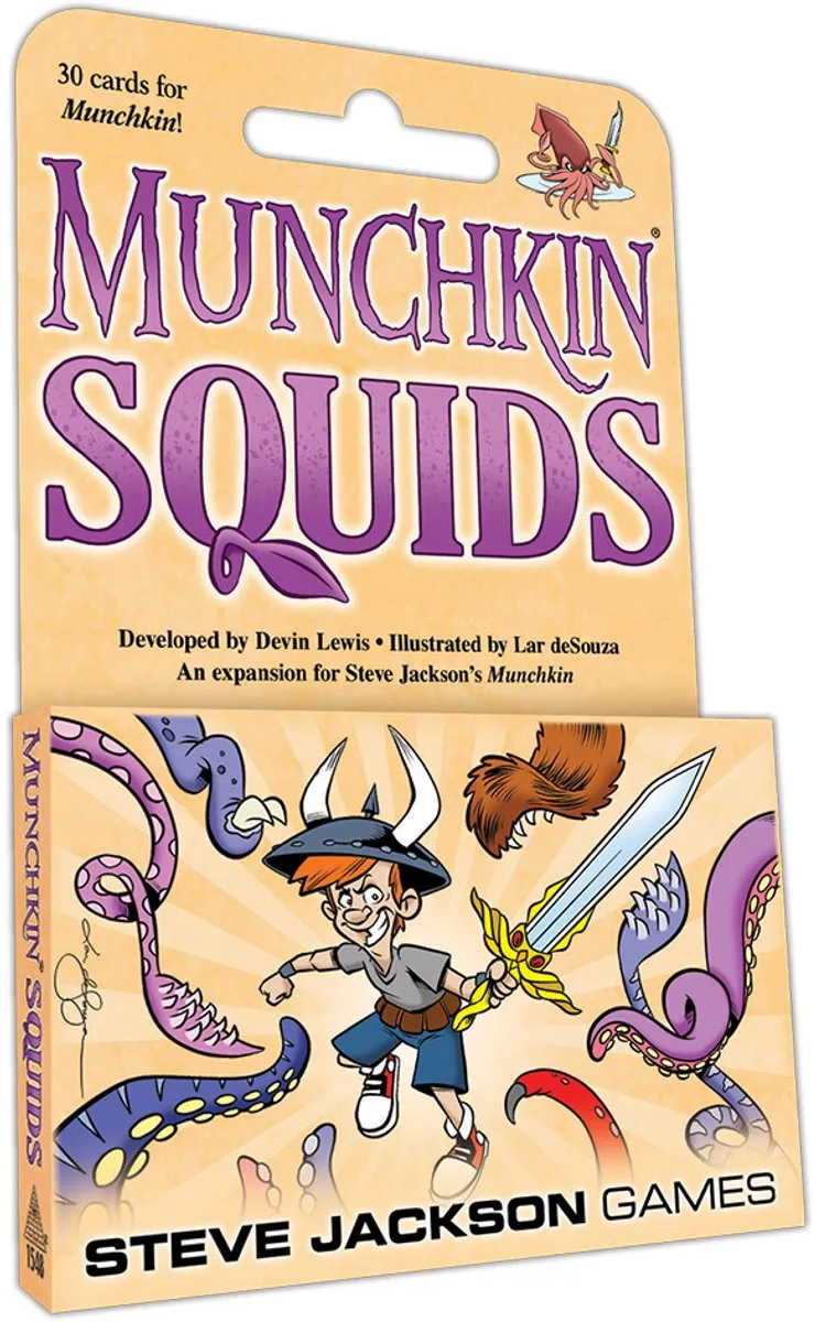 Steve Jackson Games Munchkin Squids Uitbreiding 1548SJG - 3-6 Spelers