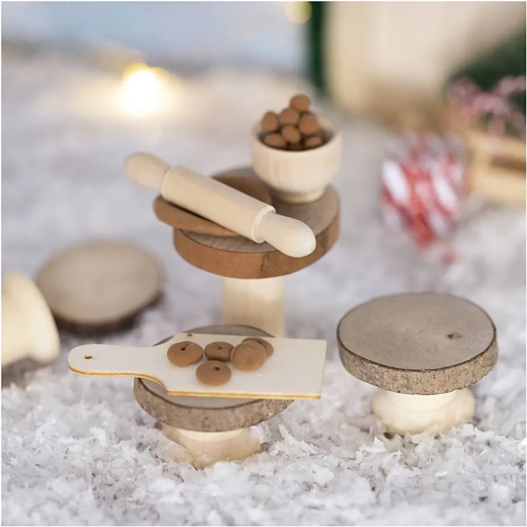 Creativ Company Miniatuur Kabouterdeur Koekjesbakken - Meerkleurig