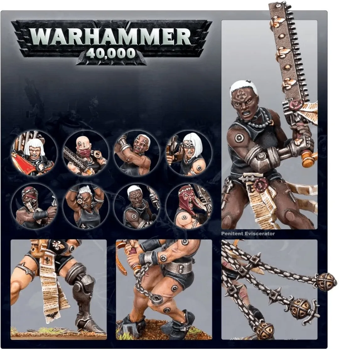 Games Workshop Warhammer 40.000 Adepta Sororitas Repentia Squad