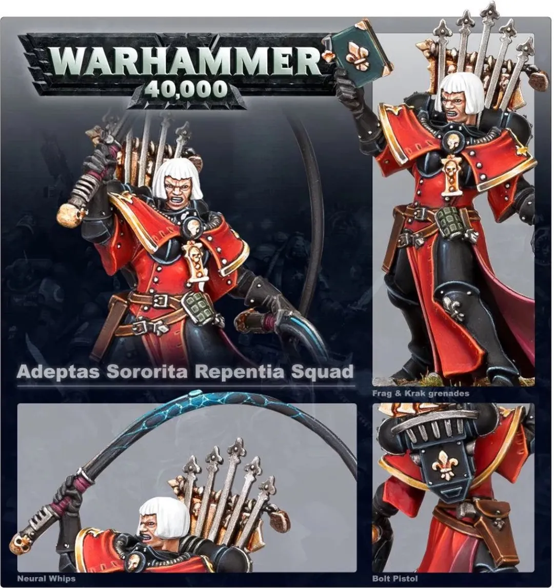 Games Workshop Warhammer 40.000 Adepta Sororitas Repentia Squad