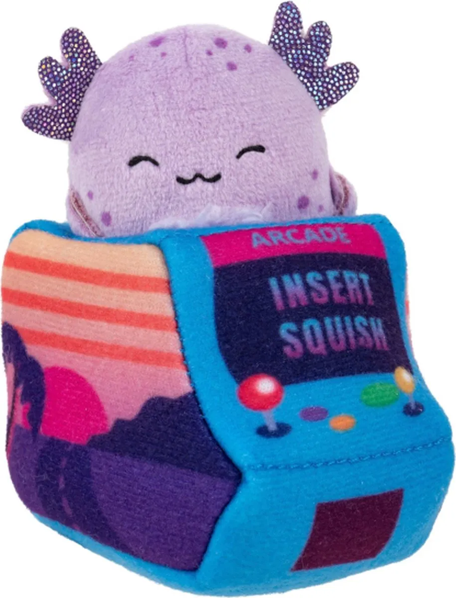 Squishmallows Squishville Arcade Adventures Set - Blauw/Paars/ Groen