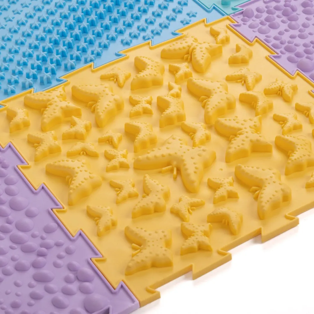 KiddyMoon Sensorische Puzzelmat TPE Schuim - Kleurrijk