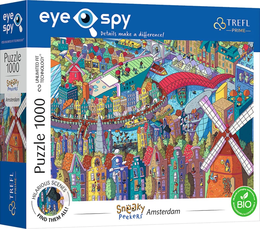 Trefl Prime Eye Spy Sneaky Peakers Amsterdam Puzzel 1000 Stuks