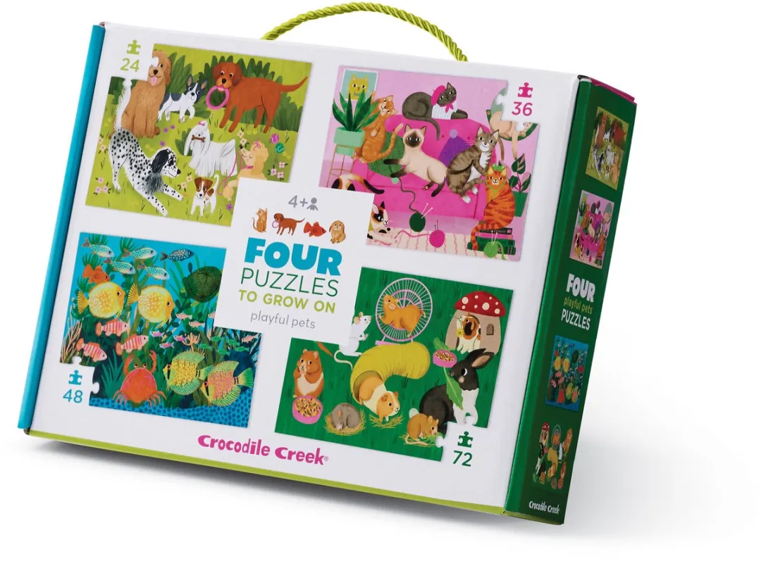 Crocodile Creek CC29755 Puzzelset Huisdieren 1000 Stuks