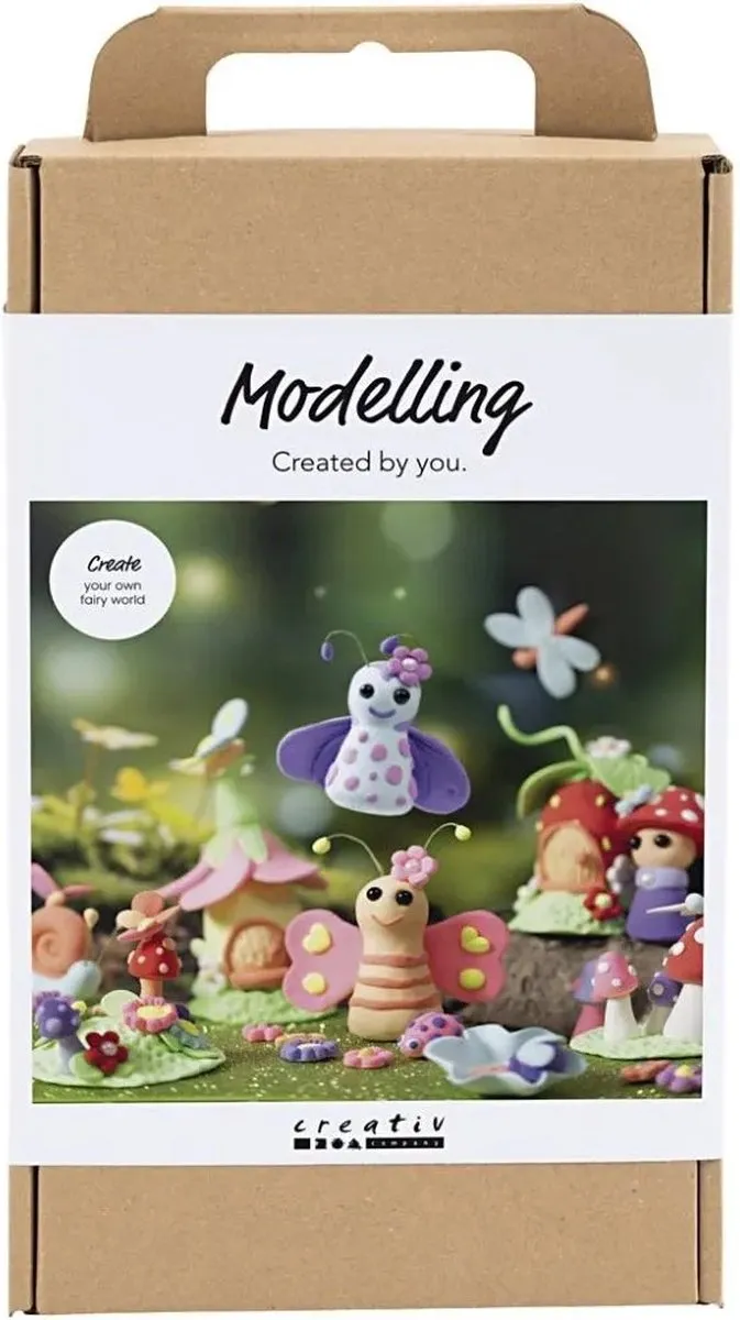 Creativ Company Hobbyset Boetseren Elfje Pastelkleuren