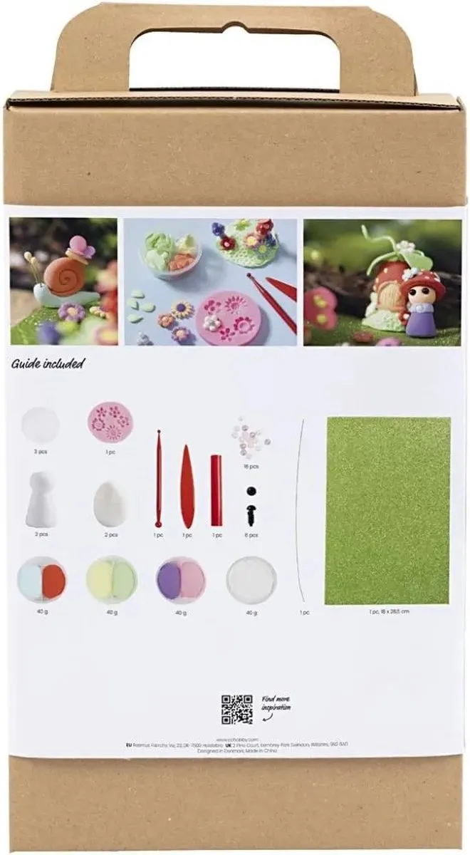 Creativ Company Hobbyset Boetseren Elfje Pastelkleuren - Multikleurig