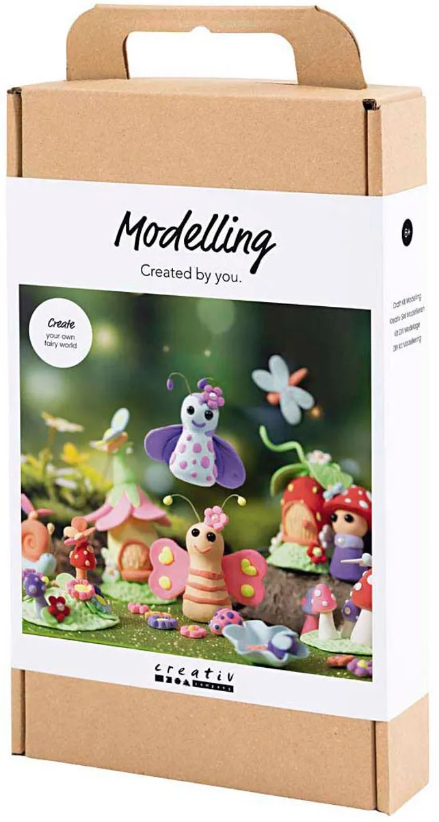 Creativ Company Hobbyset Boetseren Elfje Pastelkleuren - Multikleurig