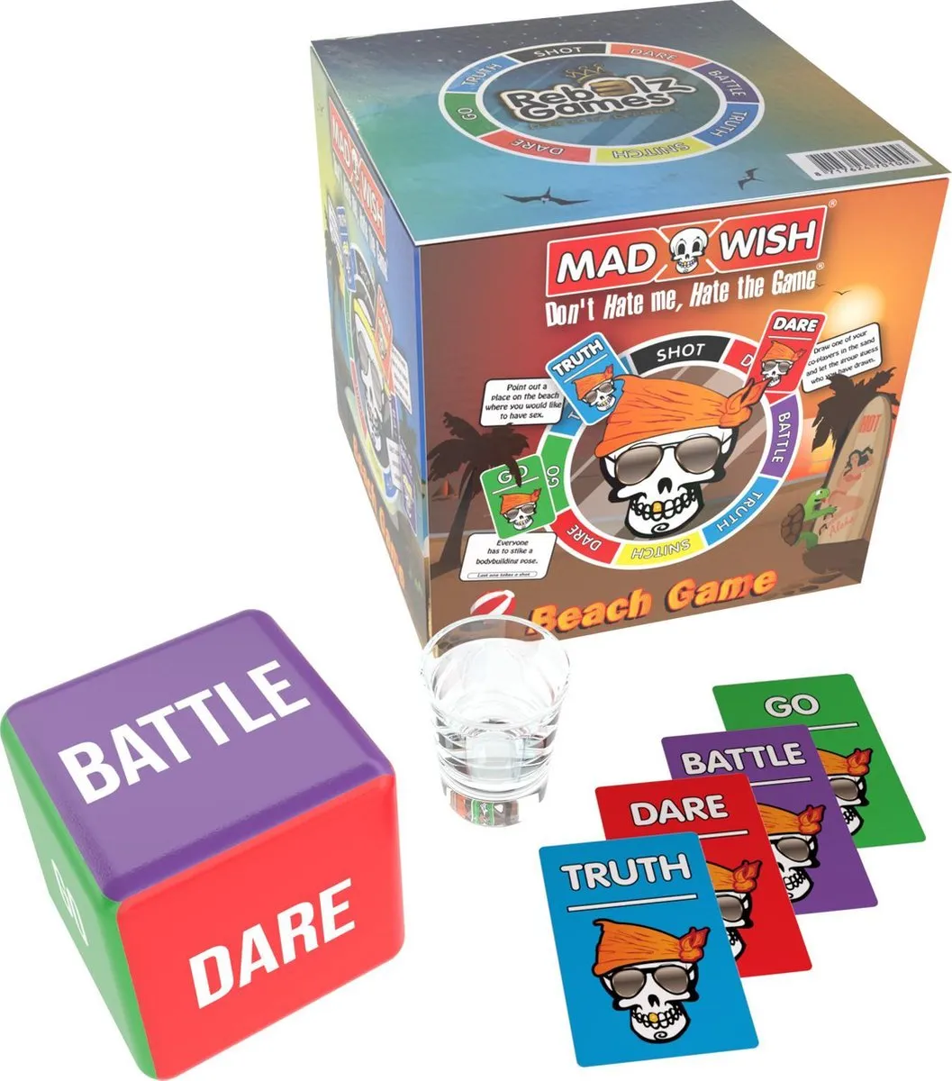 Mad Party Games Madwish Summer Game Truth or Dare - Drankspel - 2-100 Spelers