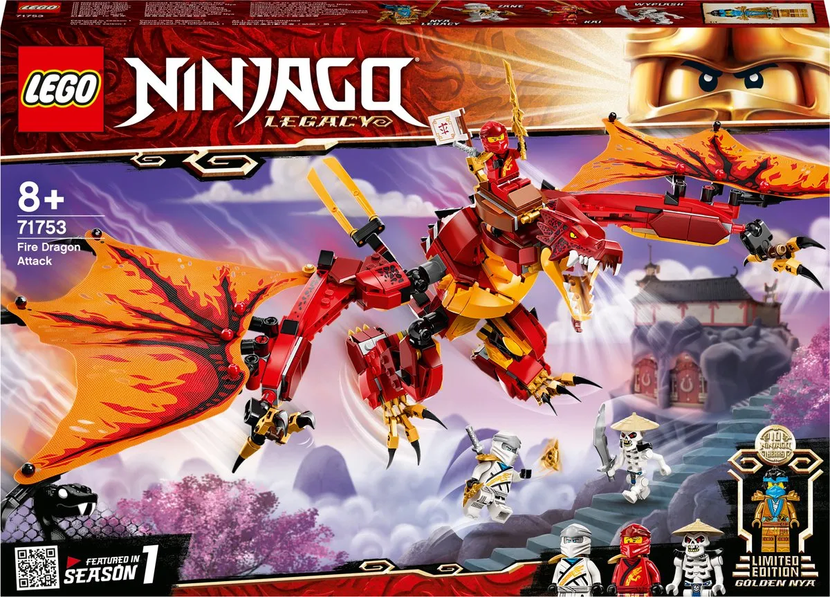 LEGO Ninjago Legacy Vuurdraak Aanval 71753