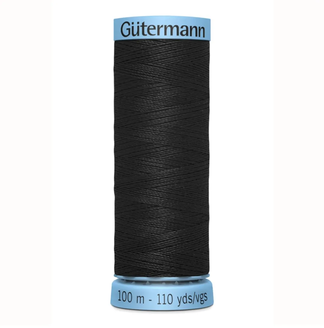 Gutermann Zijde Garen 100m - Zwart