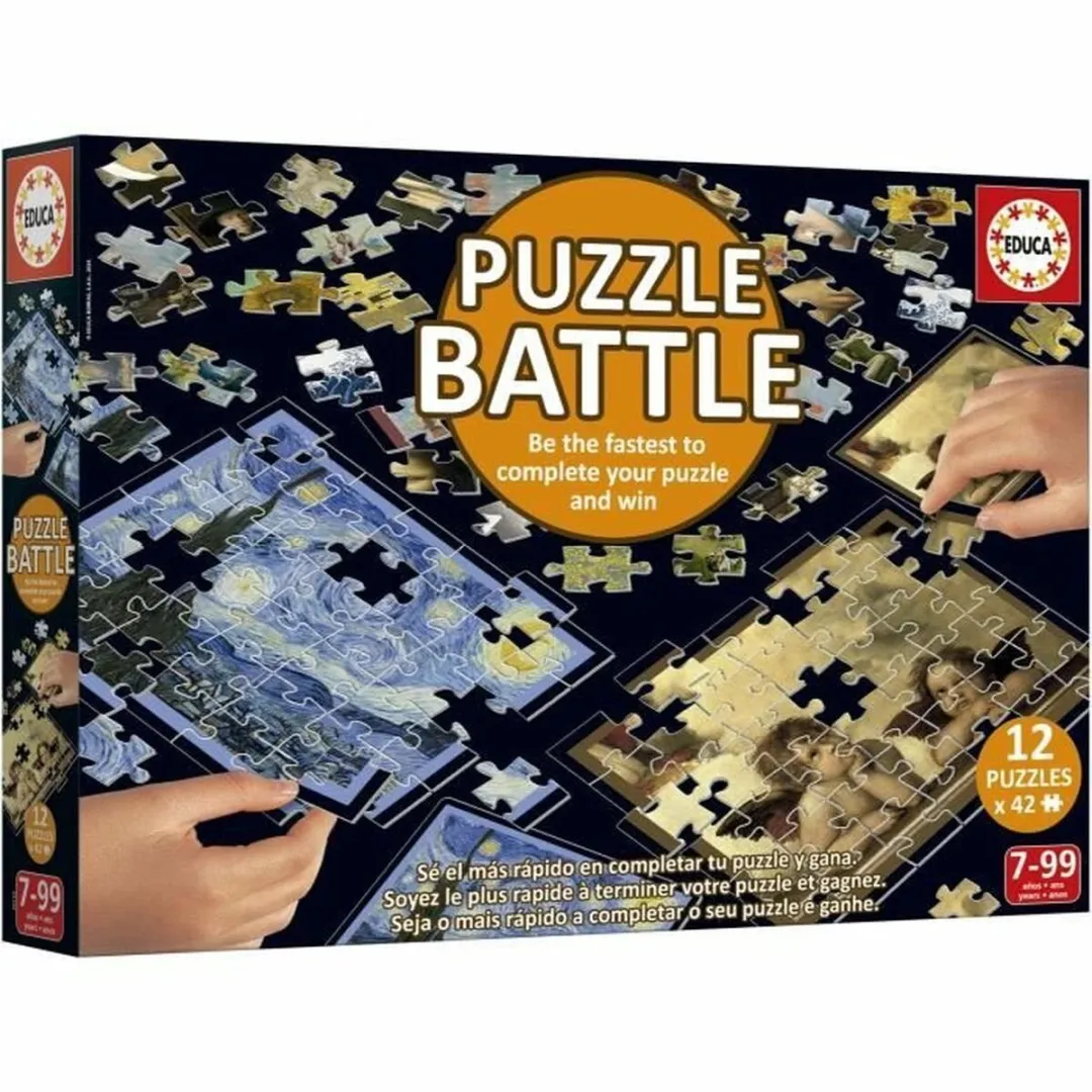 Educa Battle Art Puzzel - 42 Onderdelen - 12 Stuks