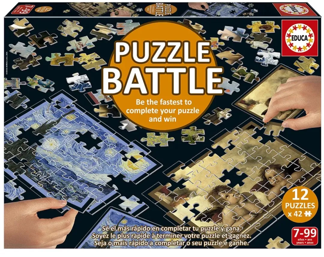 Educa Battle Art Puzzel - 42 Onderdelen - 12 Stuks - afbeelding 6 van 6