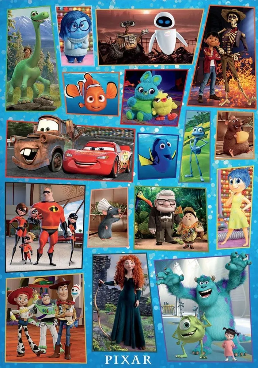 Legpuzzel - 1000 stukjes - Disney Pixar - Educa Puzzel