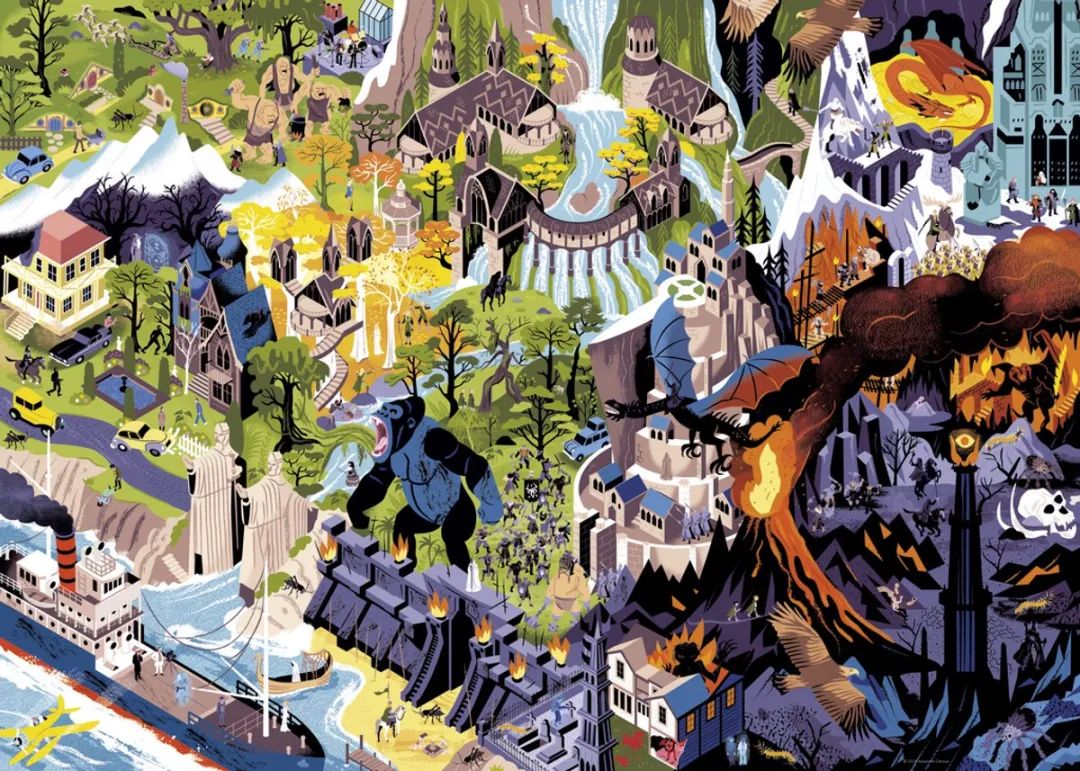 Heye Movie Masters Peter Jackson Films Puzzel 1000 Stuks