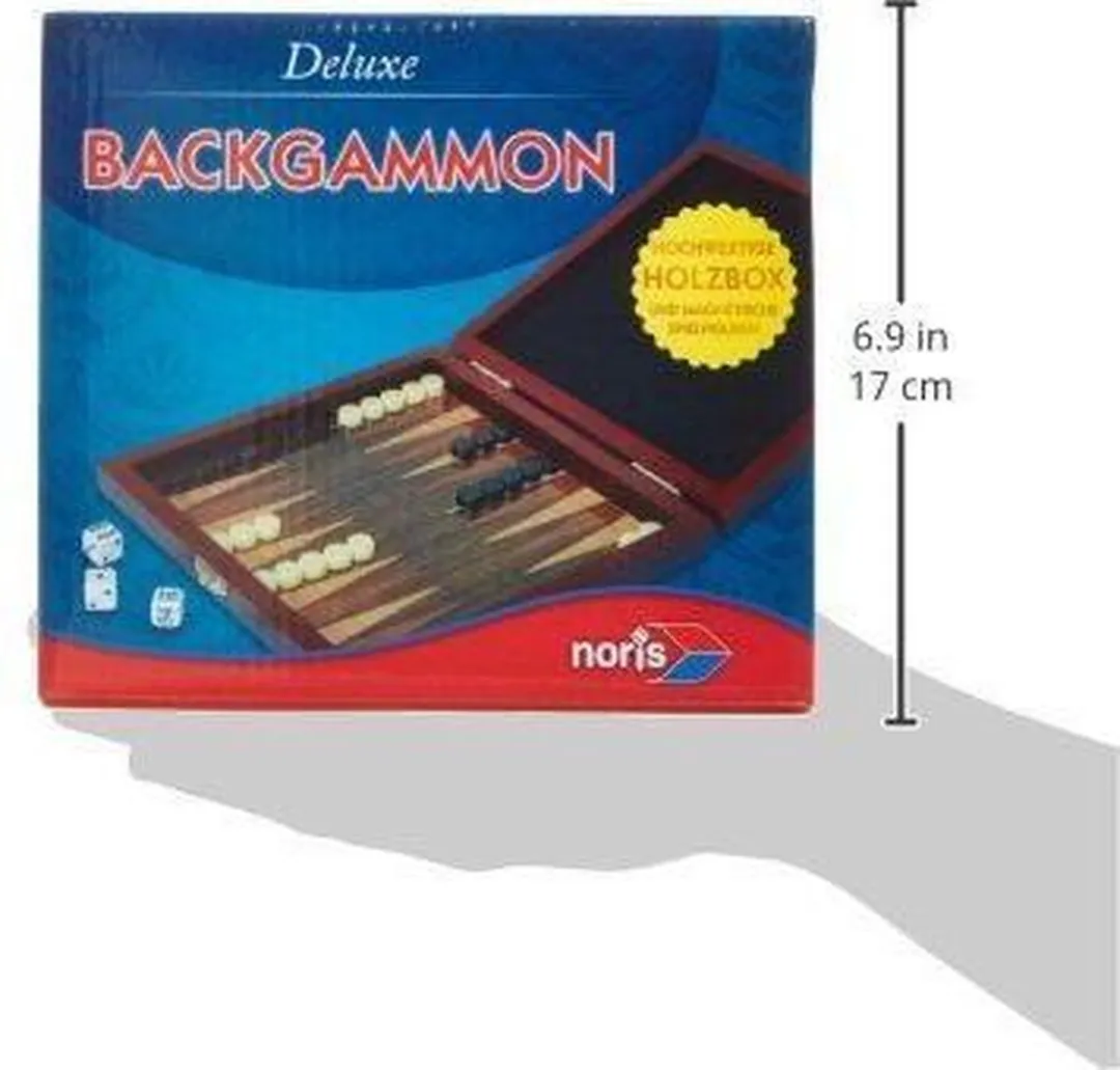 Noris Deluxe Travel Backgammon Bordspel