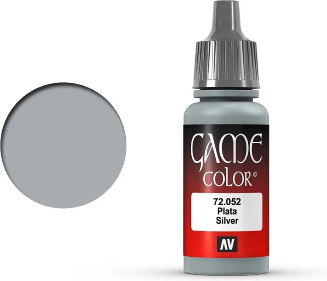 Vallejo Game Color Acrylverf Zilver 18ml