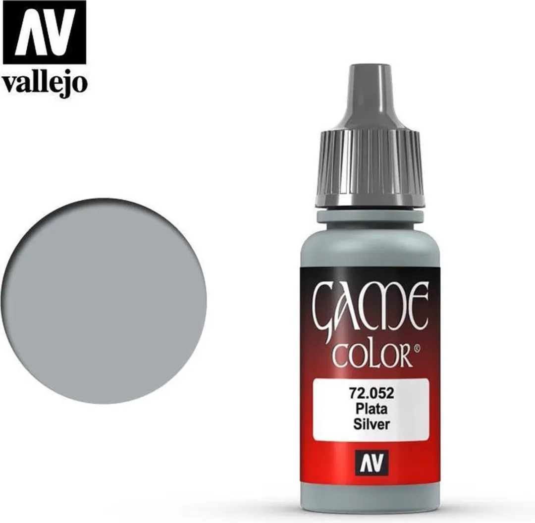 Vallejo Game Color Acrylverf Zilver 18ml