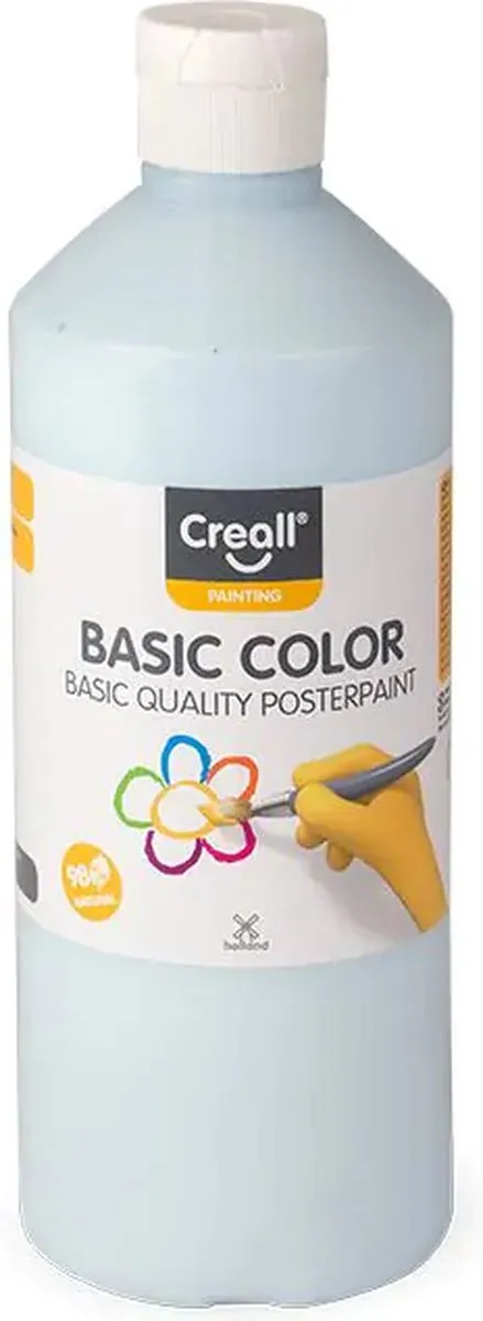 Creall Plakkaatverf Pastel Blauw 500ml - afbeelding 6 van 6