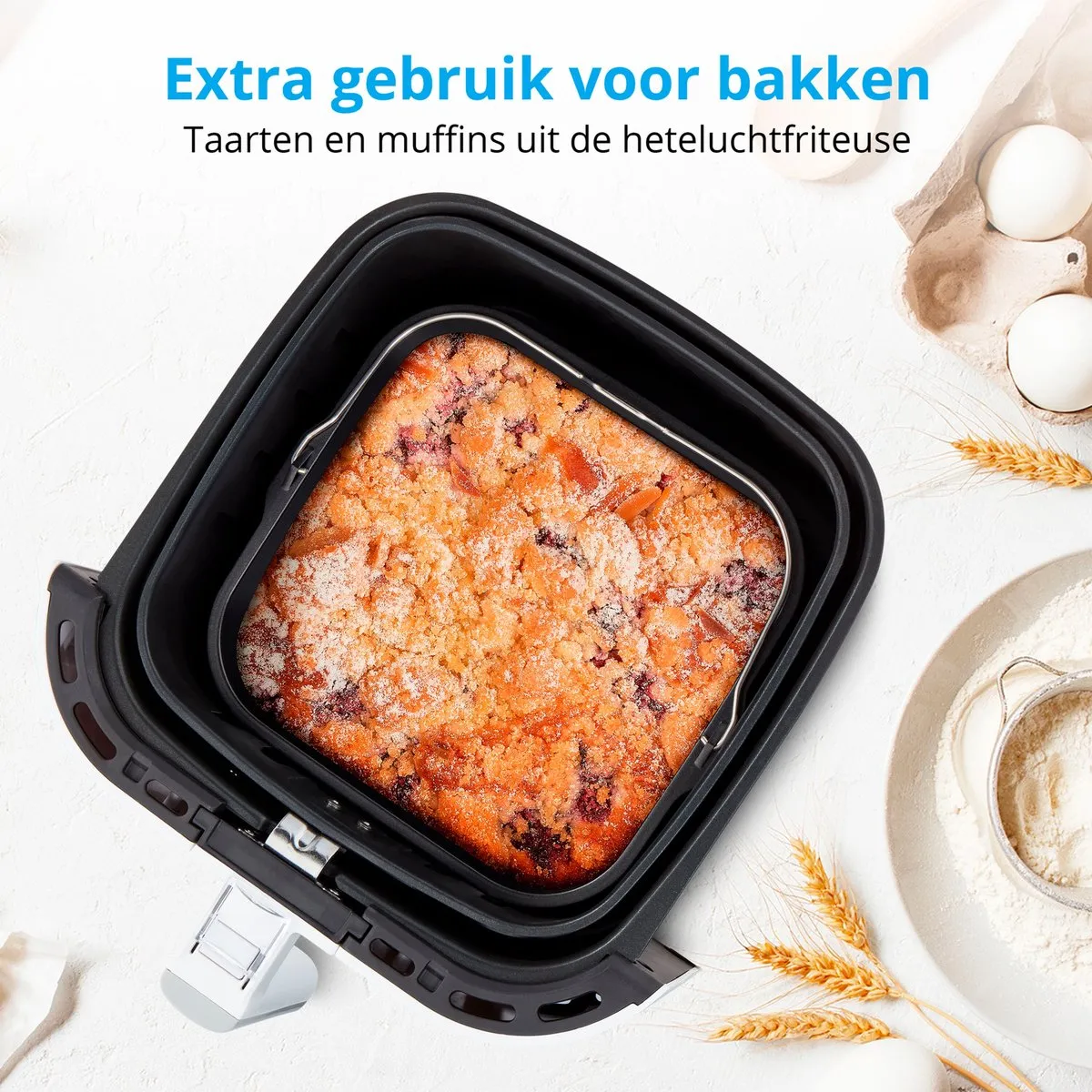 Medion XL Airfryer E40 - 5,3L - 2150W - Wit