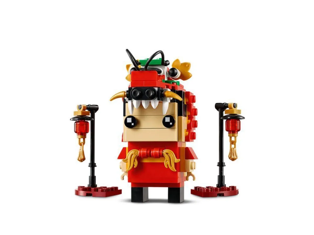LEGO BrickHeadz Drakendanser 40354 - 170 Stukken - Rood
