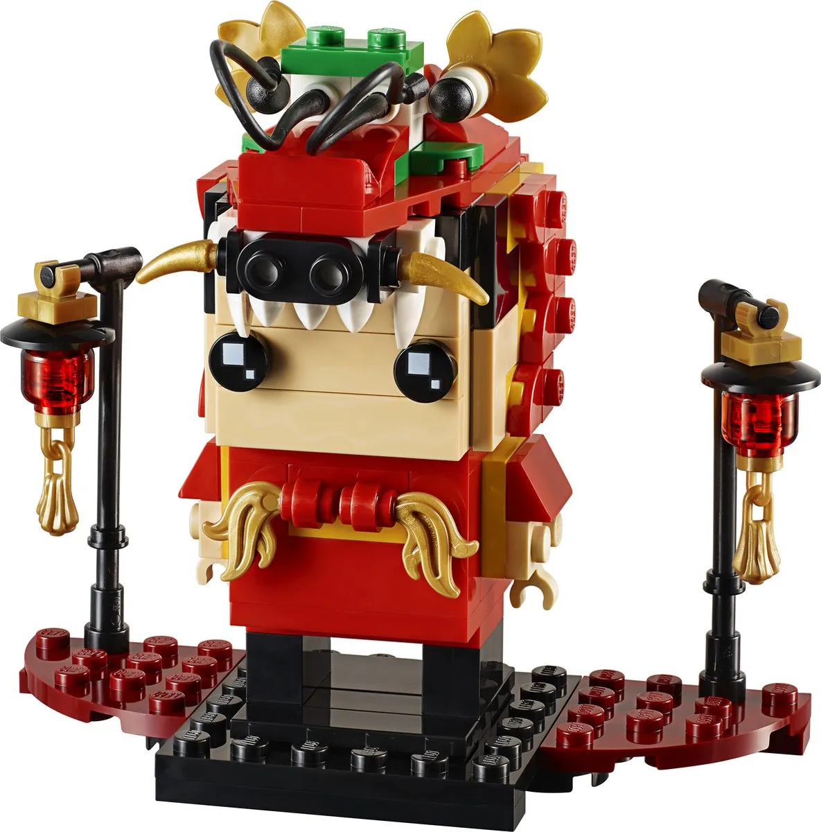 LEGO BrickHeadz Drakendanser 40354 - 170 Stukken - Rood