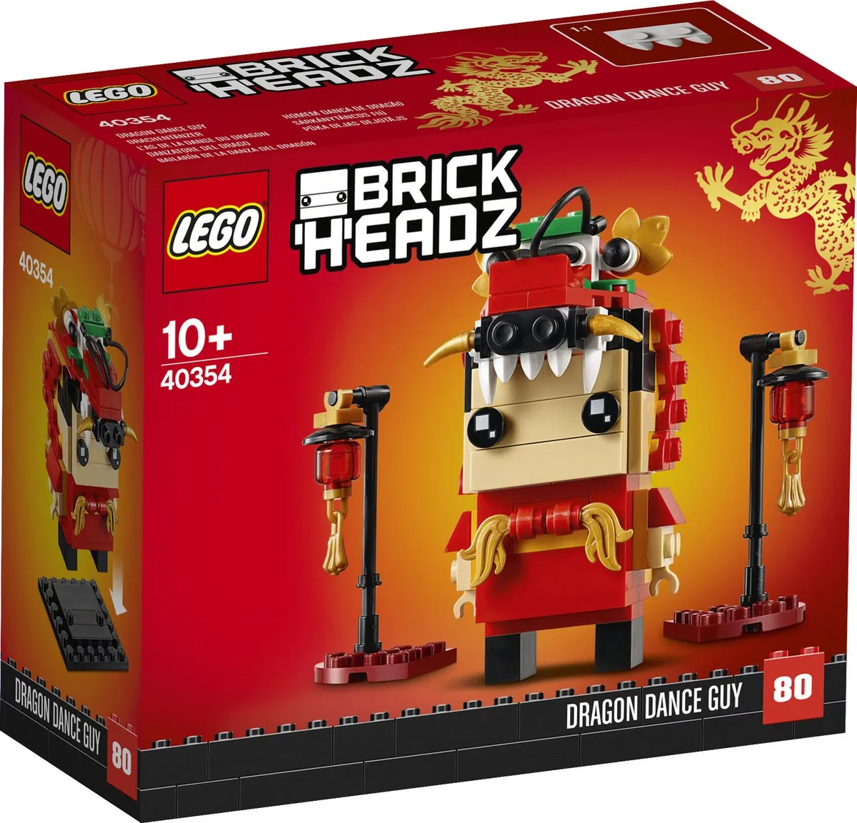 LEGO BrickHeadz Drakendanser 40354
