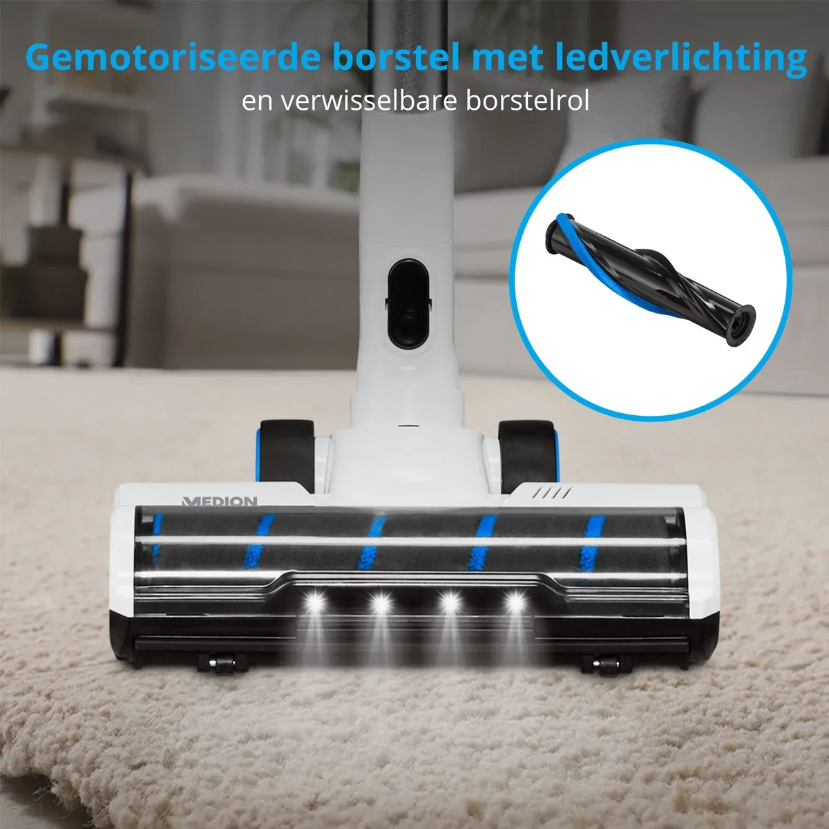 Medion P400 W Steelstofzuiger MD11610 - 250 Airwatts - Wit