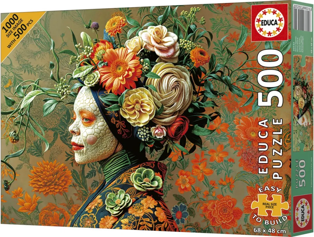 Educa Lizard Queen Puzzel 500 Stuks - Multicolor
