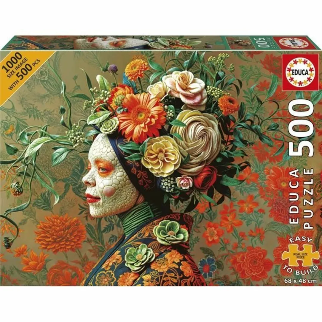 Educa Lizard Queen Puzzel 500 Stuks - Multicolor