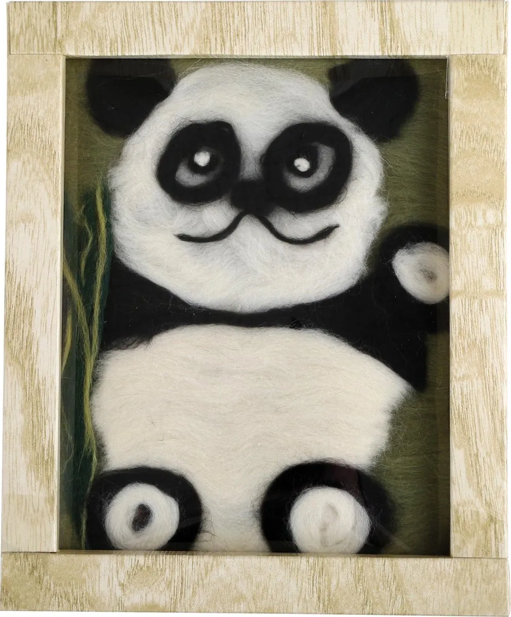 Small Foot Wool Picture Panda