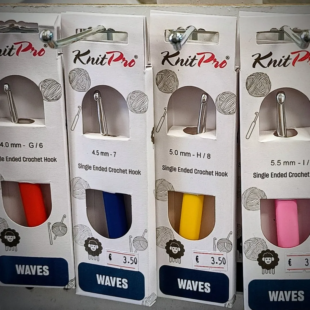 KnitPro Waves Haaknaalden 4.50mm - Paars