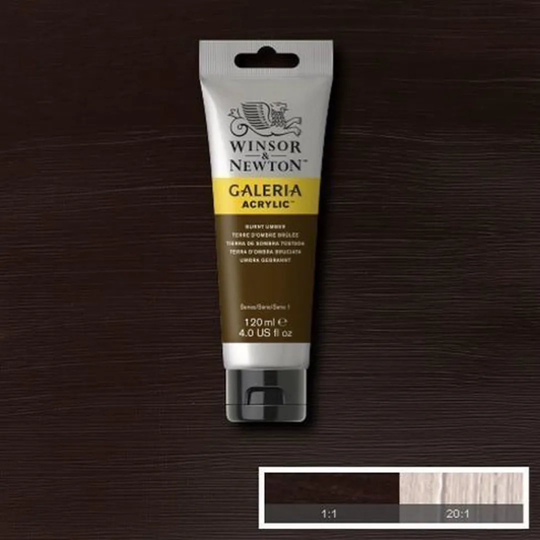 Winsor & Newton Galeria Acryl 120ml Burnt Umber